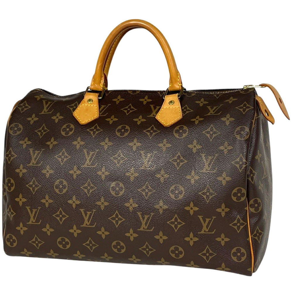 Louis Vuitton Speedy Boston Bag Handbag Monogram Brown